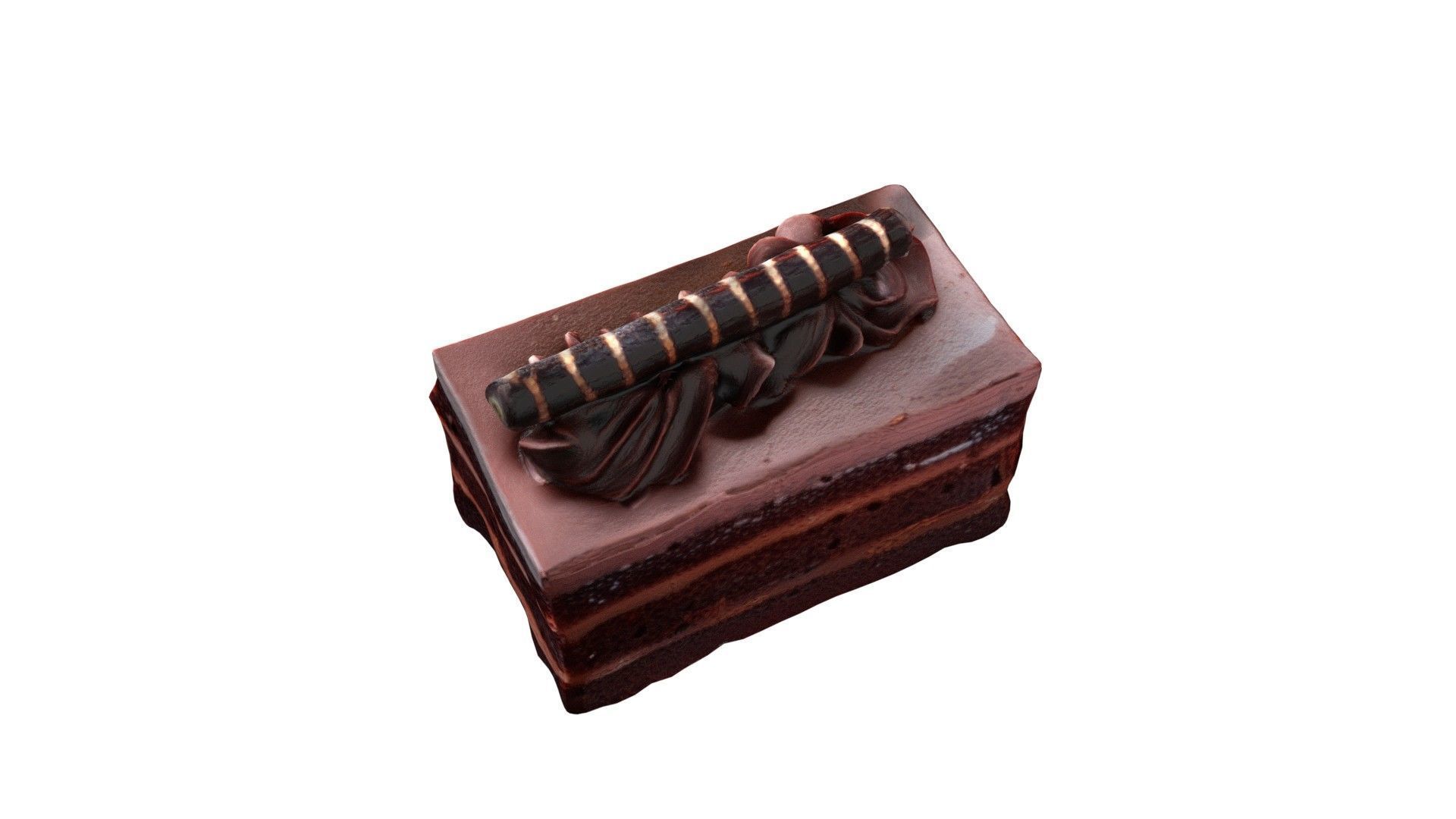 Pastry 6   Low-poly 3D model_5