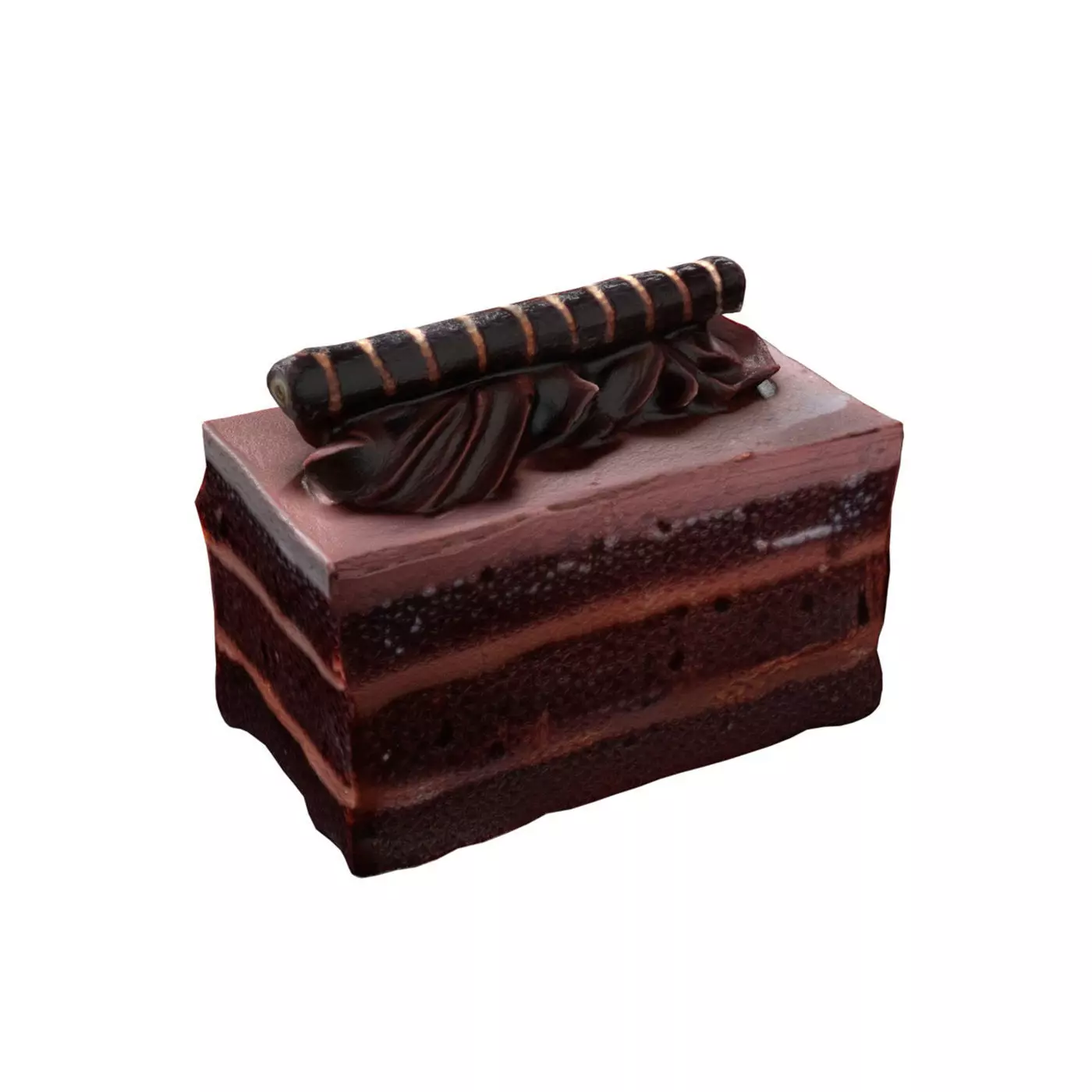 Pastry 6   Low-poly 3D model_0