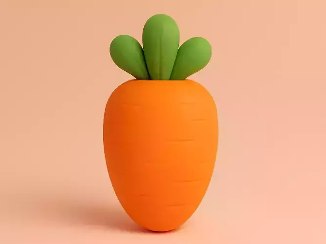 Carrot 3D print model