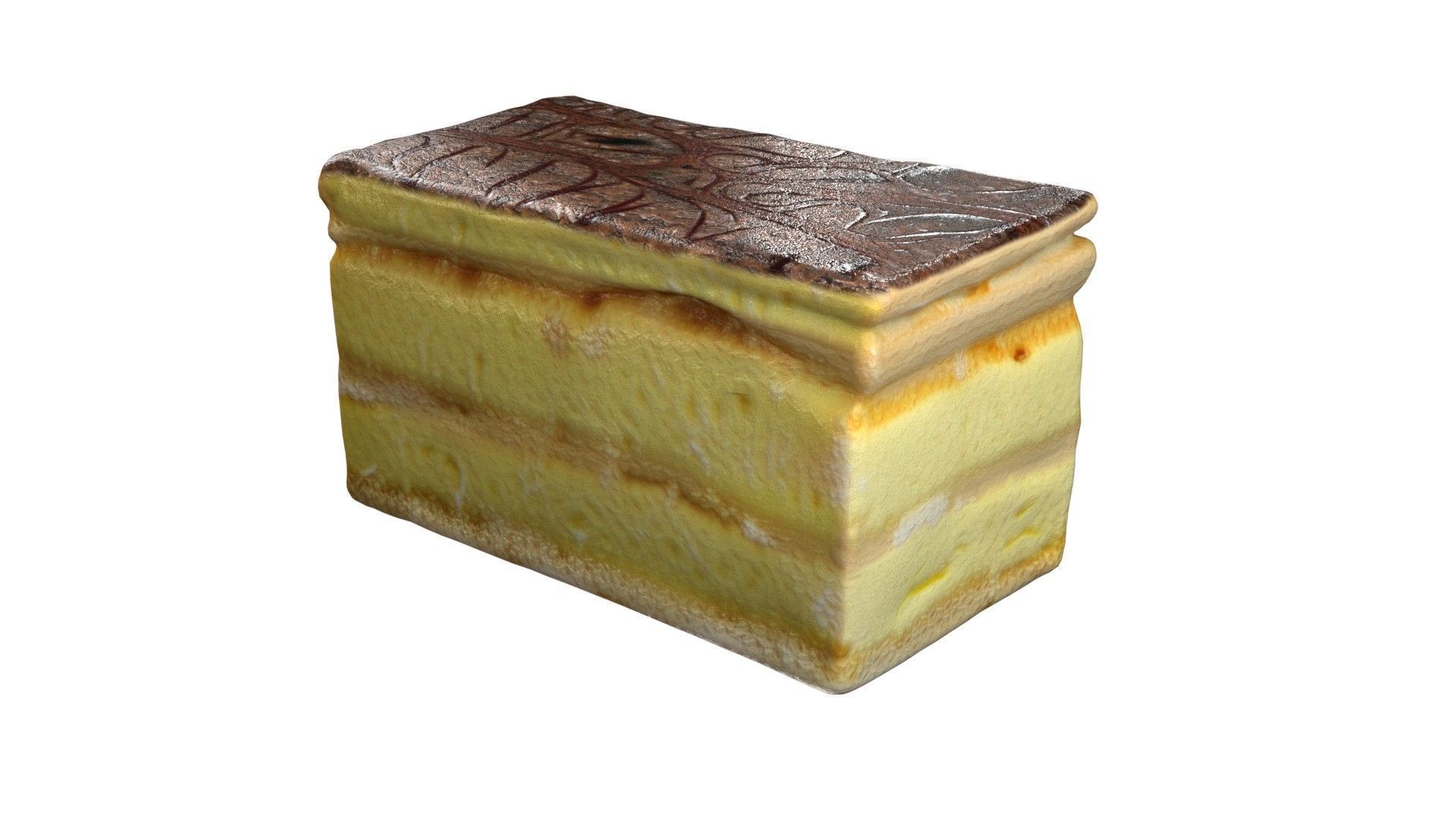 Pastry 10 Low-poly 3D model_4