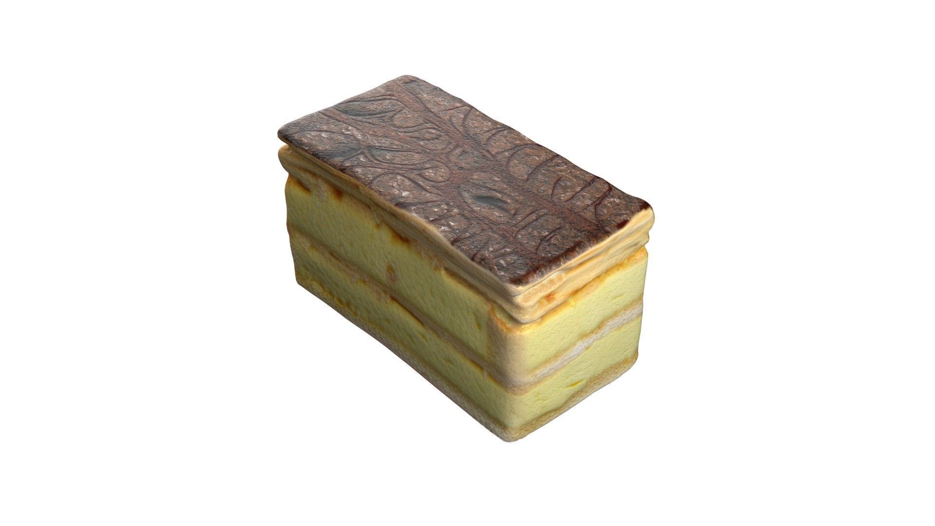 Pastry 10 Low-poly 3D model_2