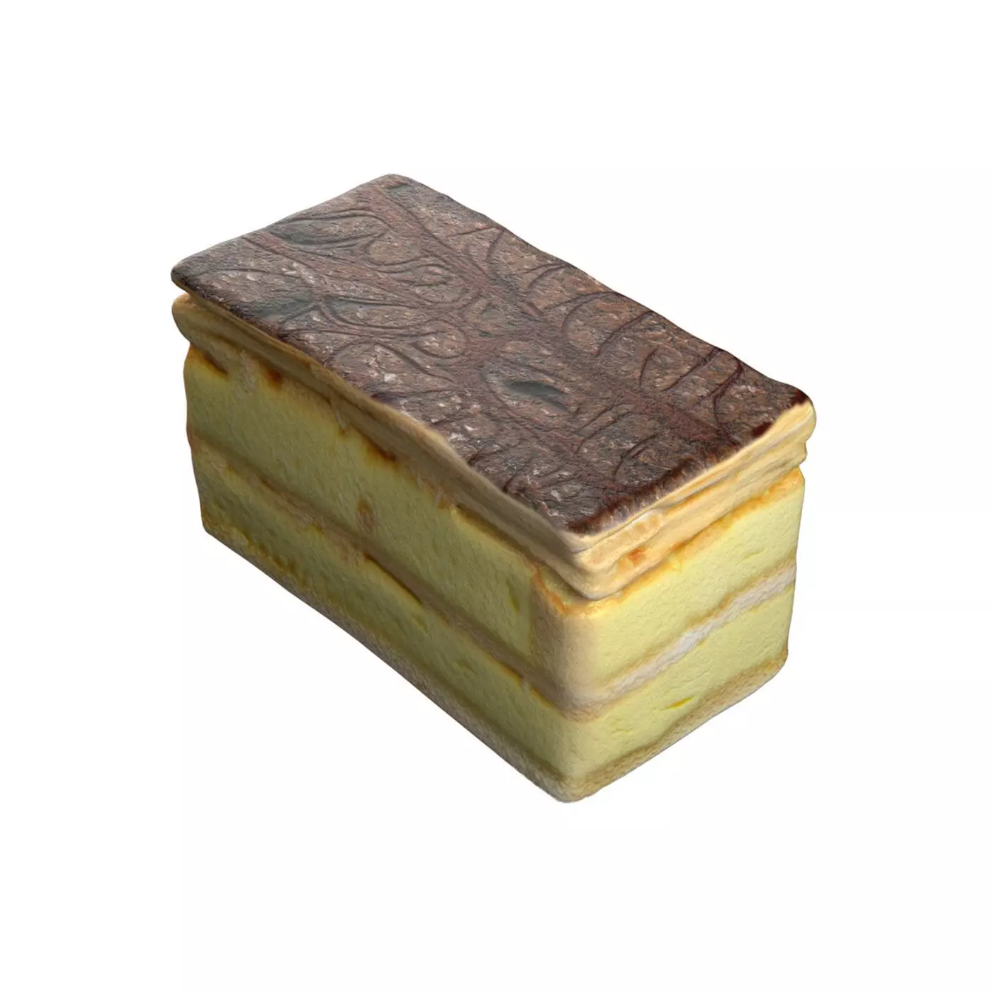 Pastry 10 Low-poly 3D model_0