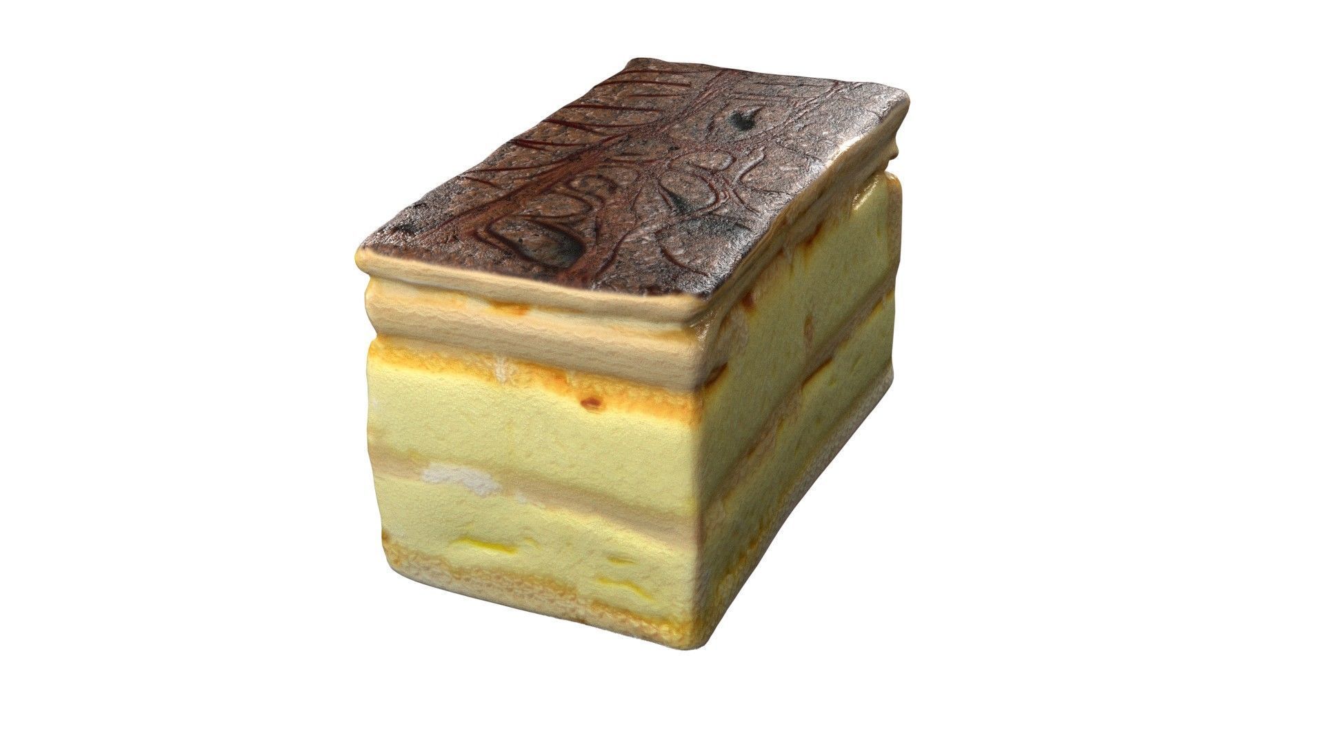 Pastry 10 Low-poly 3D model_5