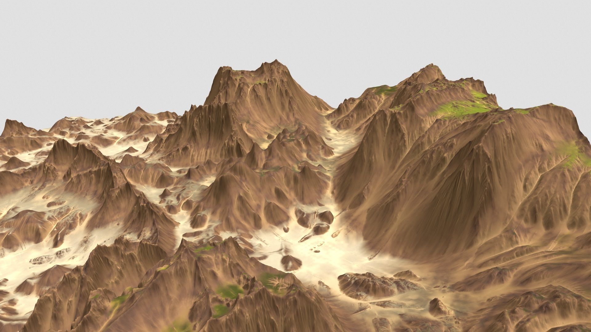terrain rock 001 3D model_4