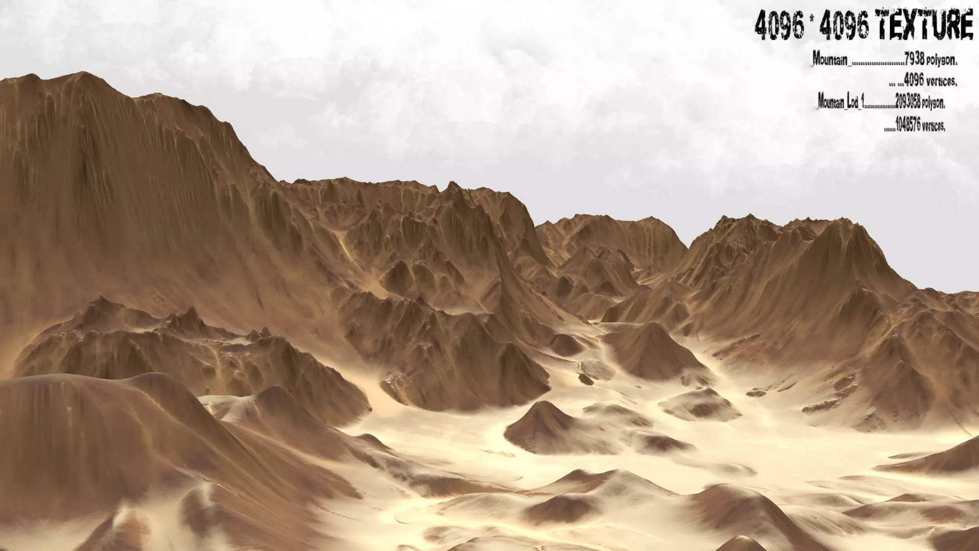 terrain rock 001 3D model_0