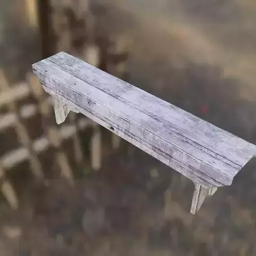 Rustic Wooden Bench