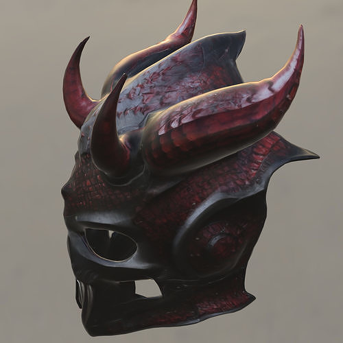 Infernal Warlord Mask 3D model