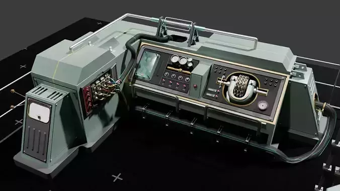 Dieselpunk Machinery Devices 