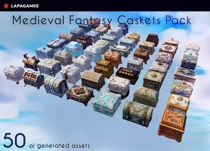 Medieval Fantasy Caskets Pack