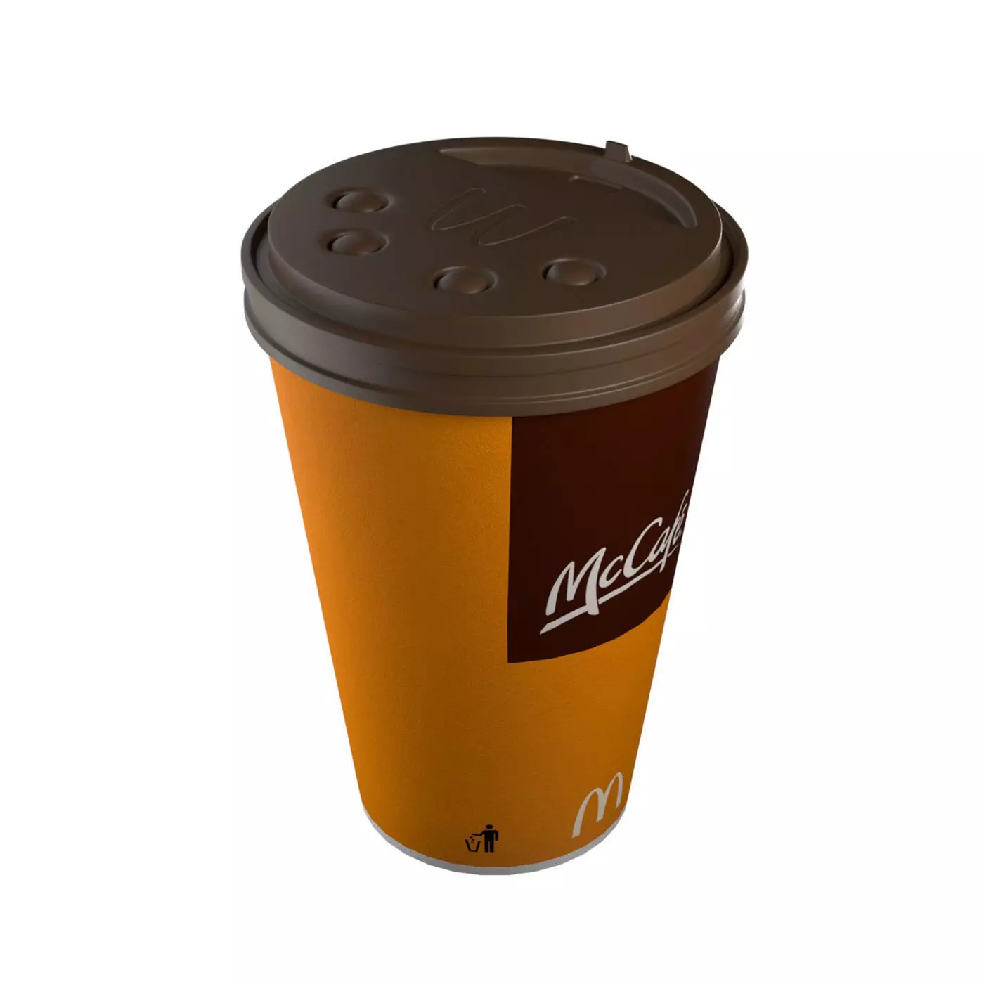 McDonalds Coffee Cup Low-poly 3D model