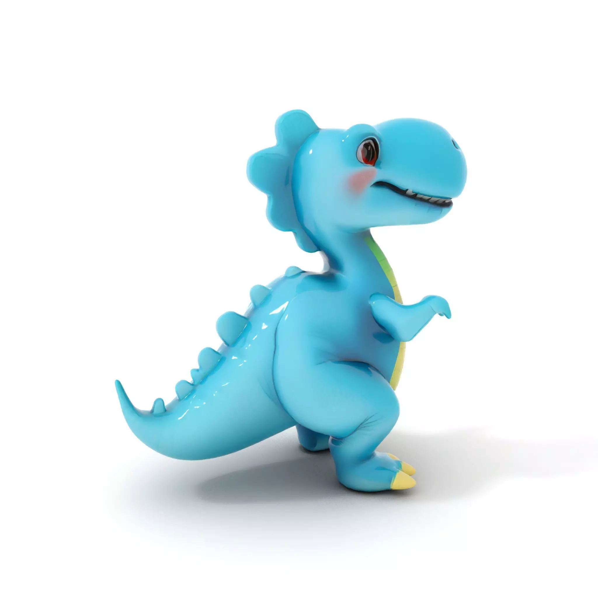 Cute Dinosaur Character D Model Pack Low-poly 3D model_0
