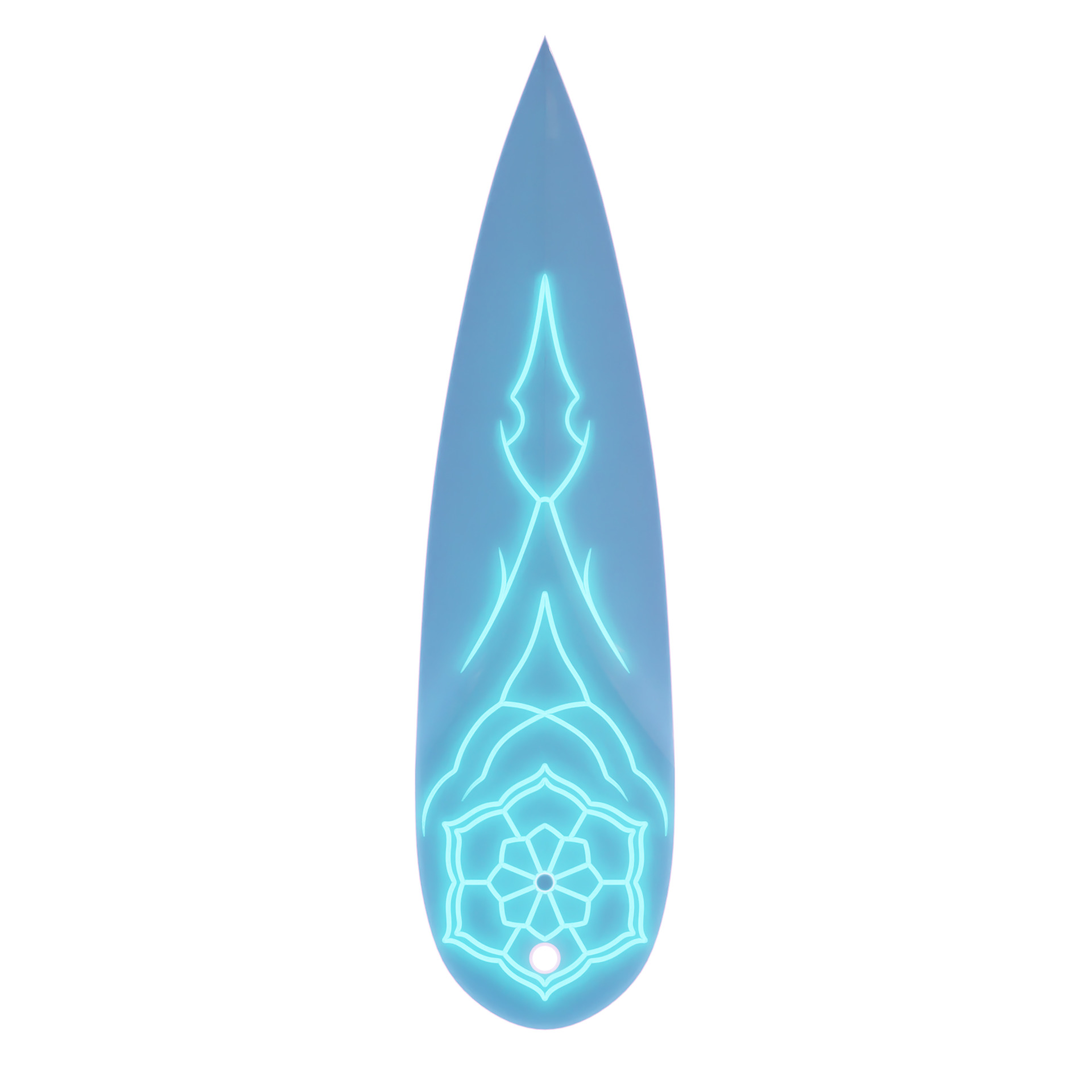 Zoey Cosplay Kunai Dagger Kpop Demon Hunters 3D print model_11