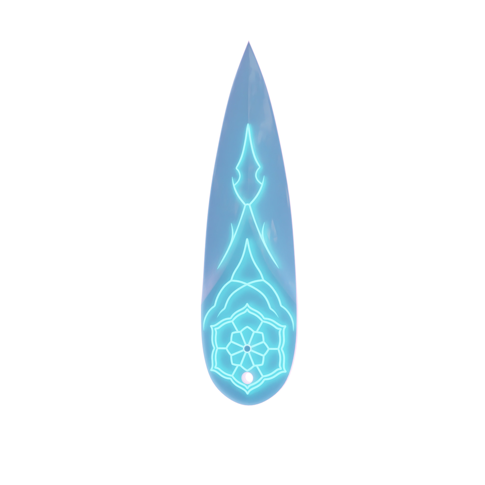 Zoey Cosplay Kunai Dagger Kpop Demon Hunters 3D print model_10