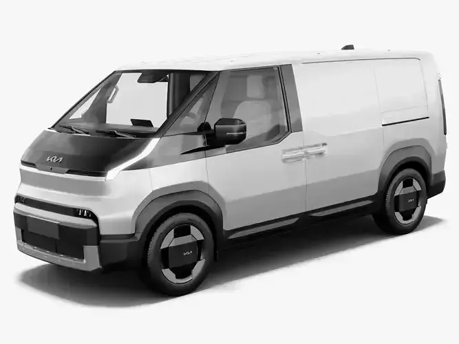 Kia PV5 Cargo 2026 with interior