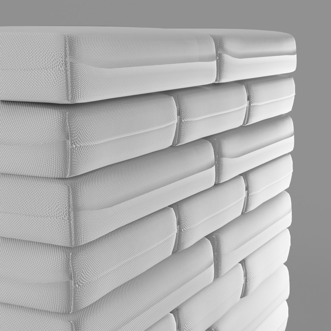 Pallet with 25kg Bags 3D model_5