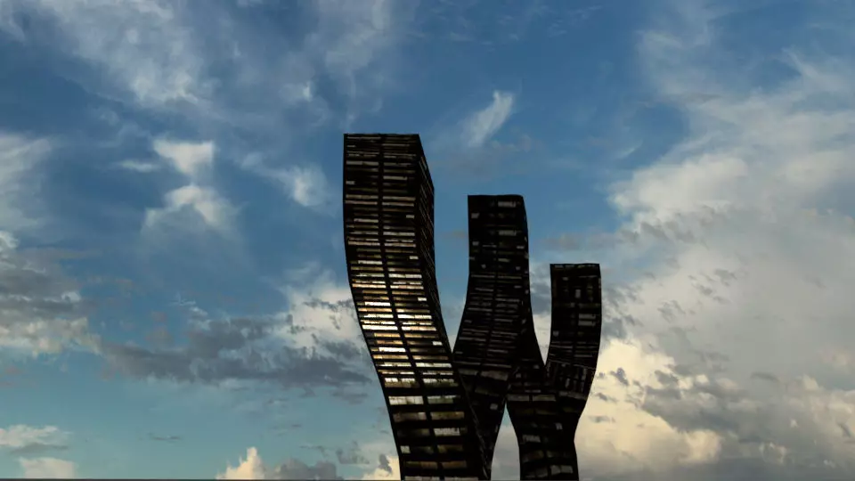 Walter Tower  Free low-poly 3D model_0