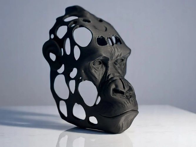 gorilla organic stl 3D print model
