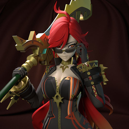 Funservice  Mavuika NSFW 3D stl  3D print model