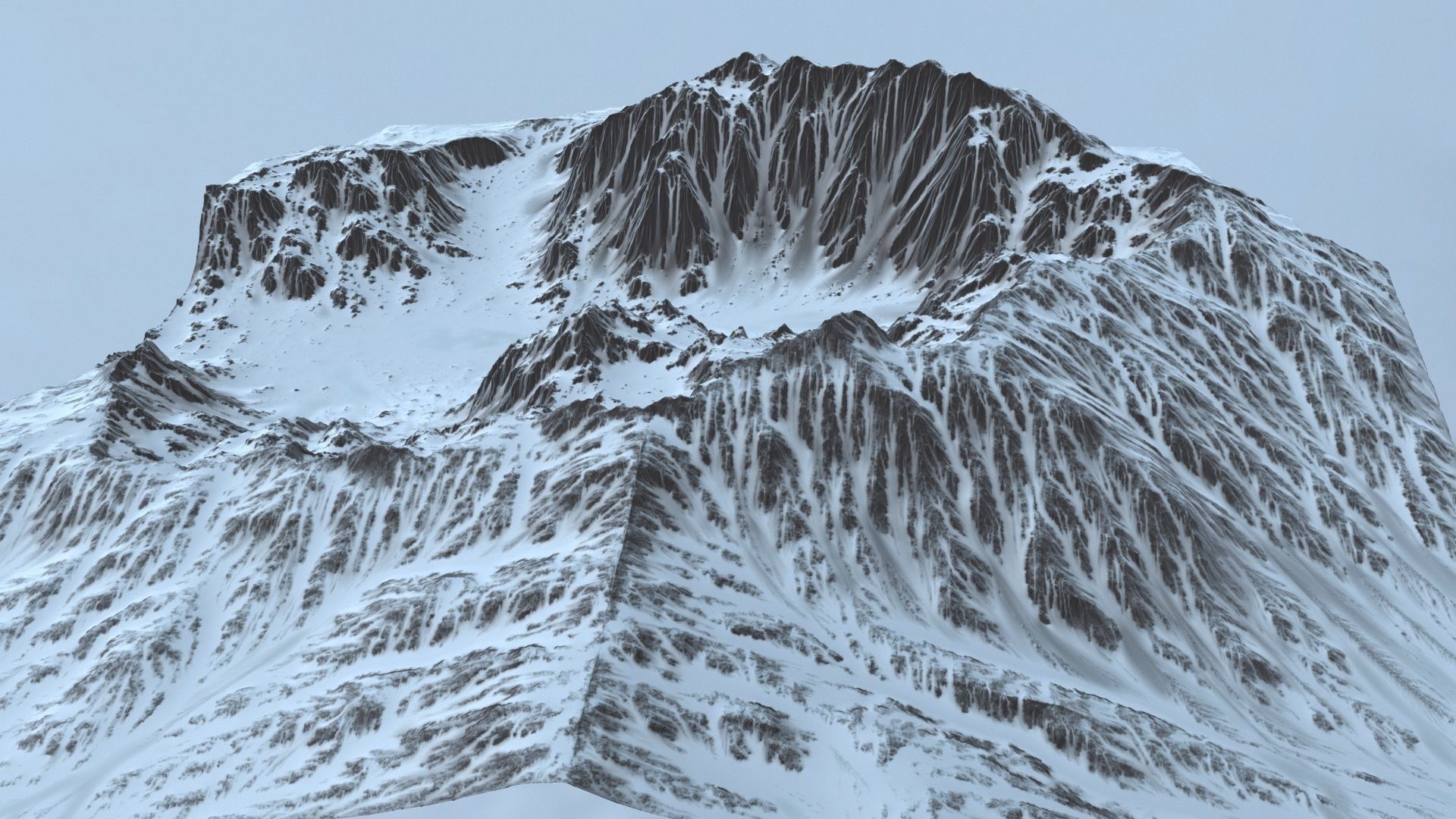 Snow Mountain 3D model_15