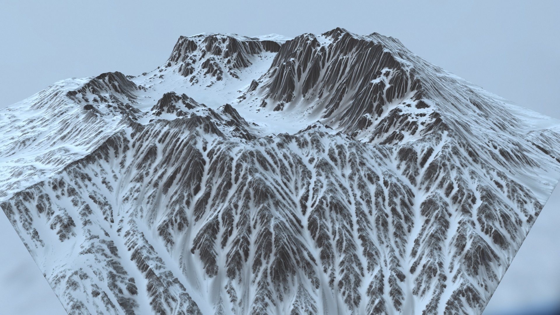 Snow Mountain 3D model_13