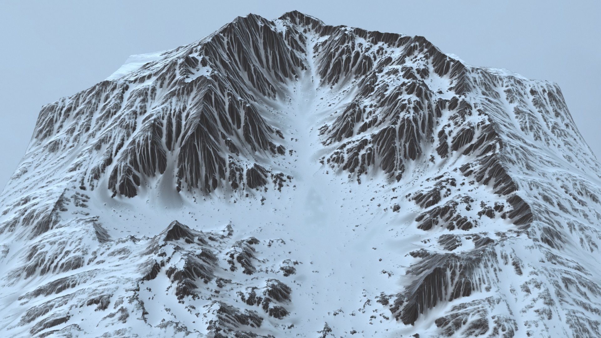 Snow Mountain 3D model_5