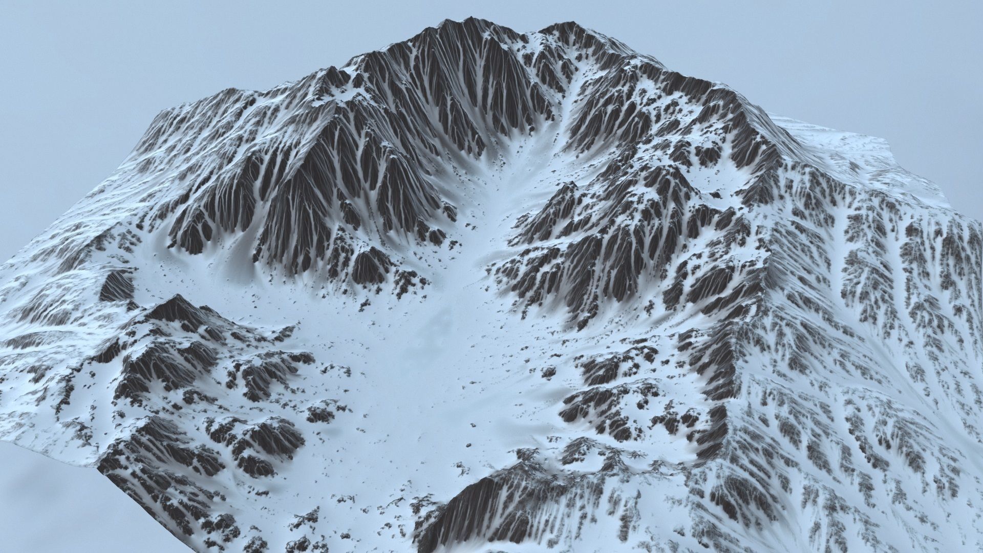 Snow Mountain 3D model_17