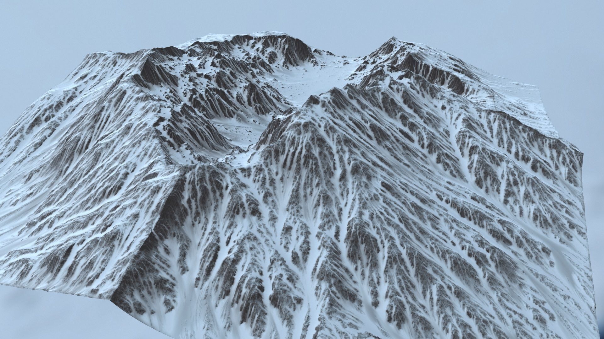 Snow Mountain 3D model_12