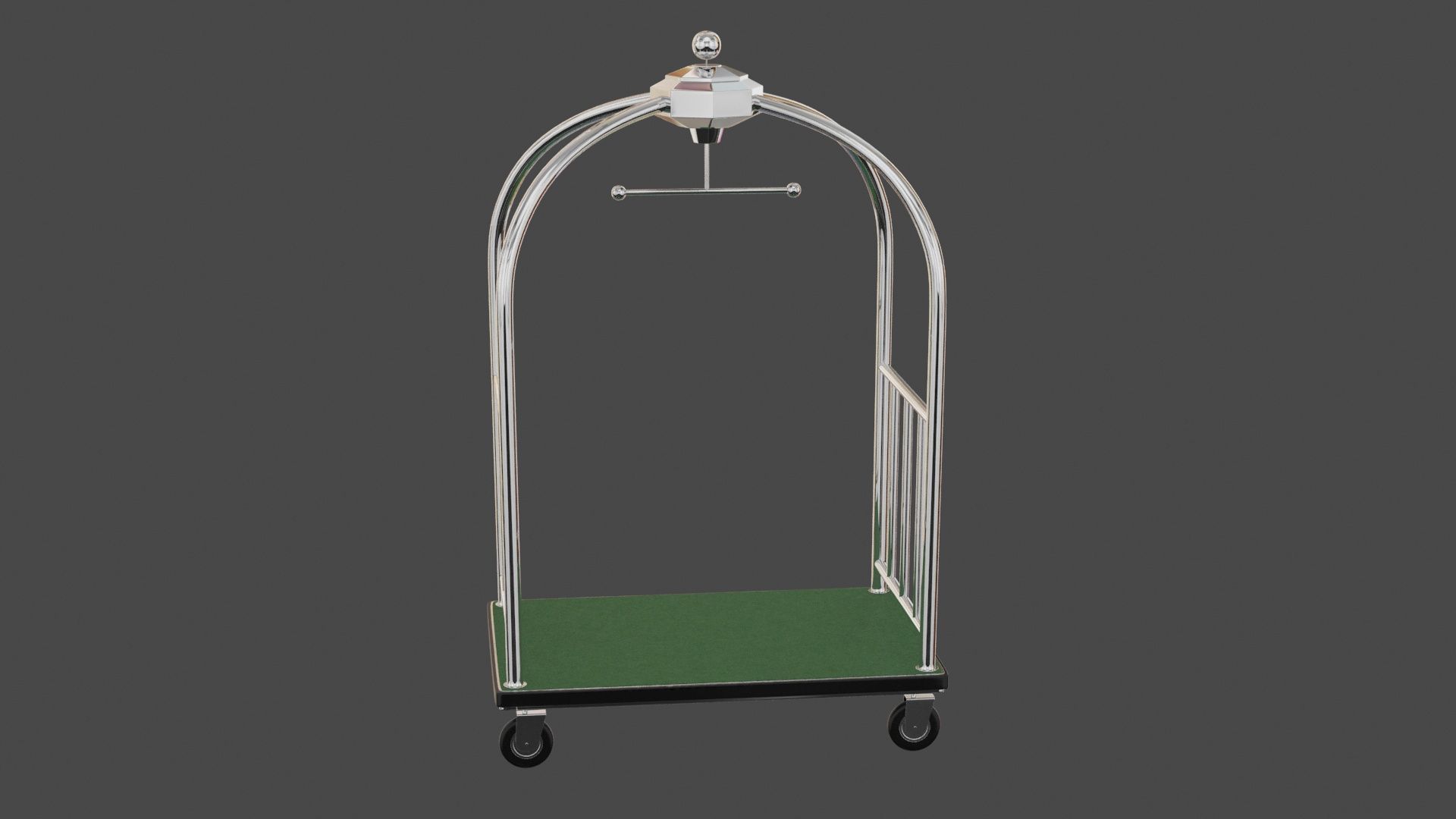 Hotel Cart 02 3D model_9