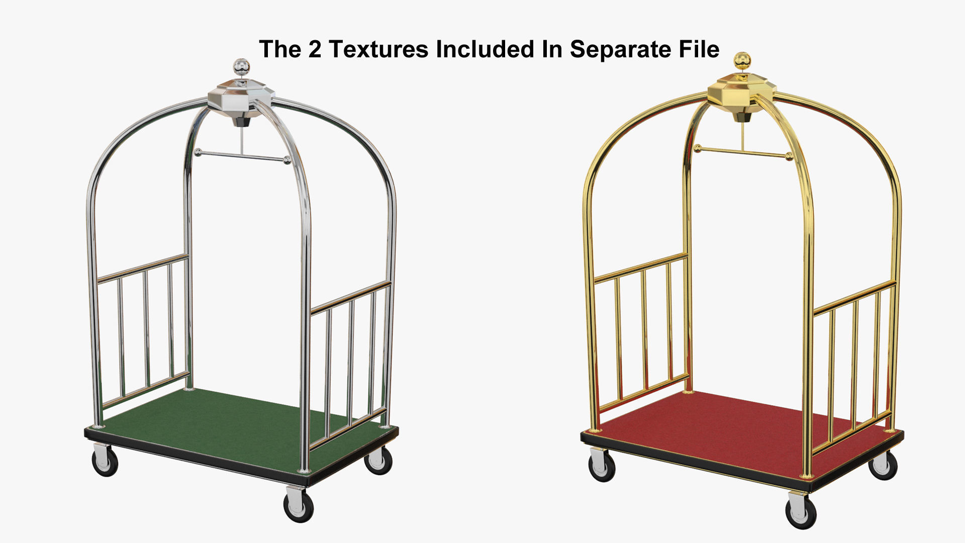 Hotel Cart 02 3D model_1