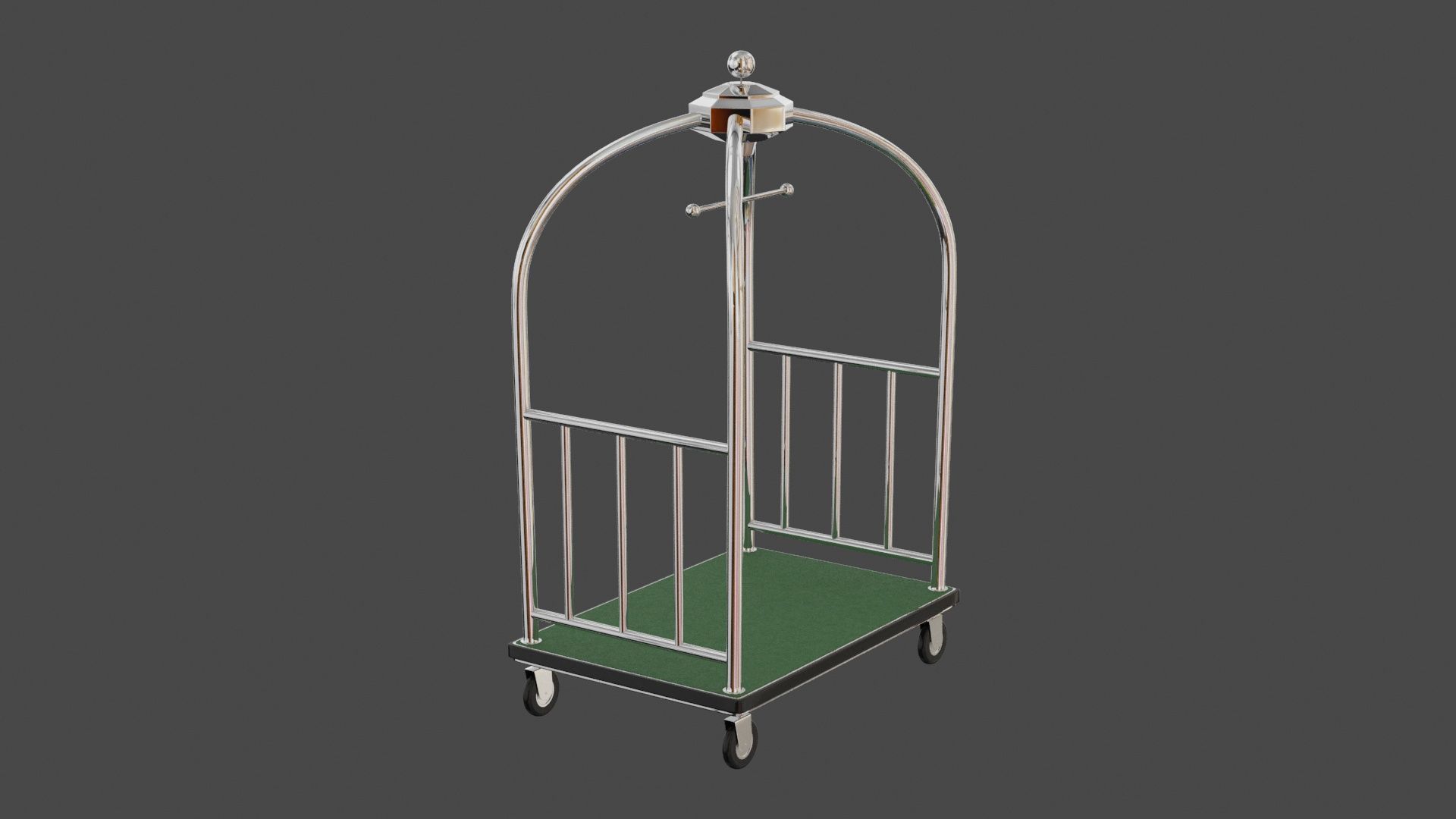 Hotel Cart 02 3D model_11