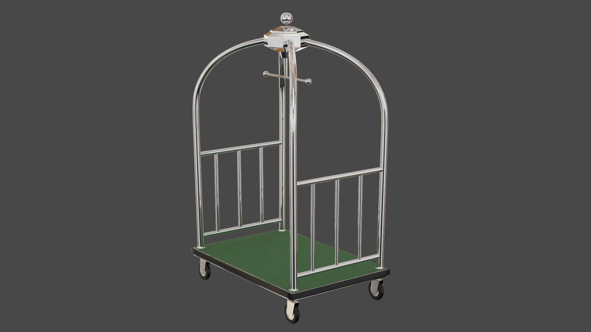 Hotel Cart 02 3D model_8