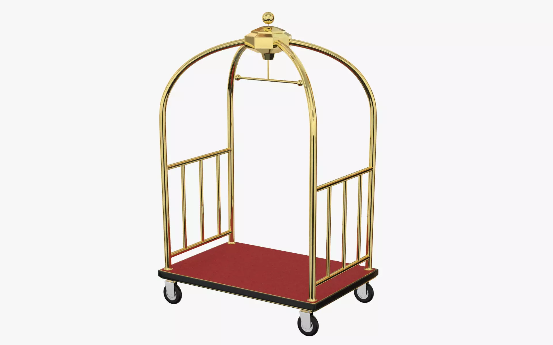 Hotel Cart 02 3D model_0