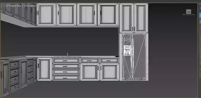 kitchen design 3D model