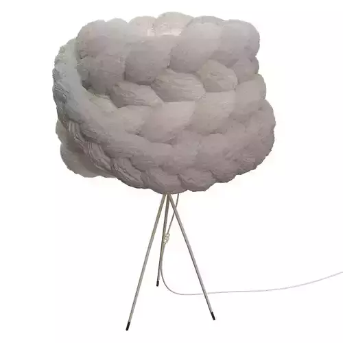 Braided Fabric Floor Lamp 3D Model 3D model
