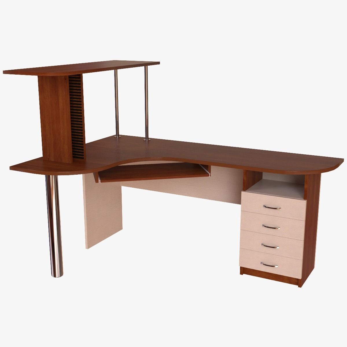 Computer Table 3D model | CGTrader