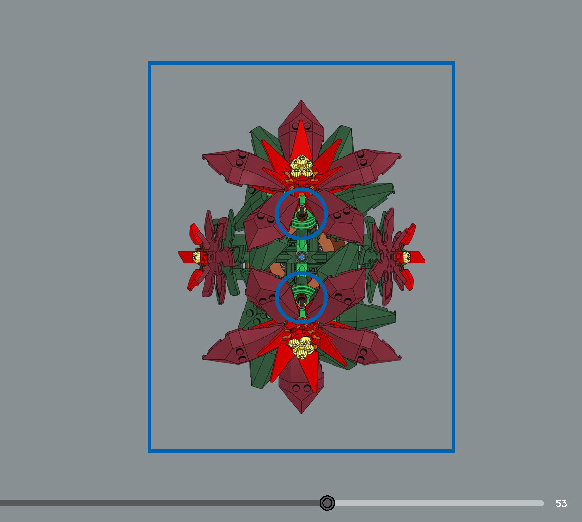 Wikibricks3D - 10370 Poinsettia 3D print model_49