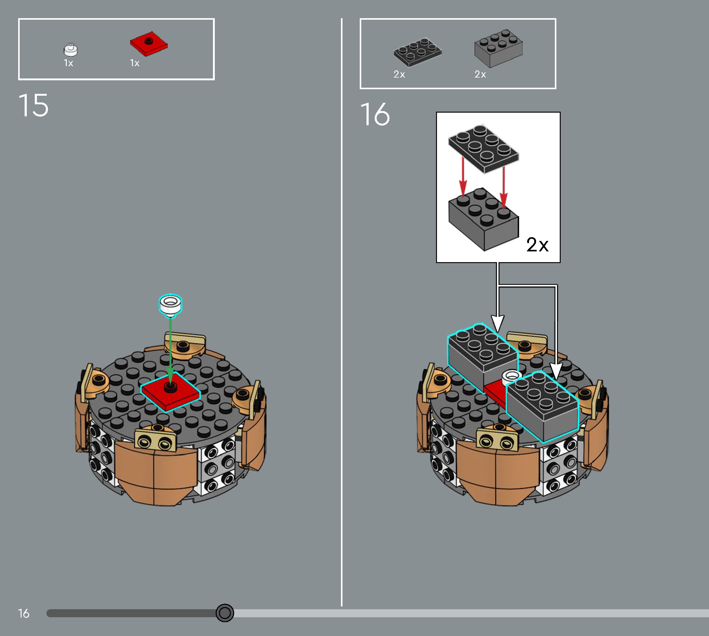 Wikibricks3D - 10370 Poinsettia 3D print model_12