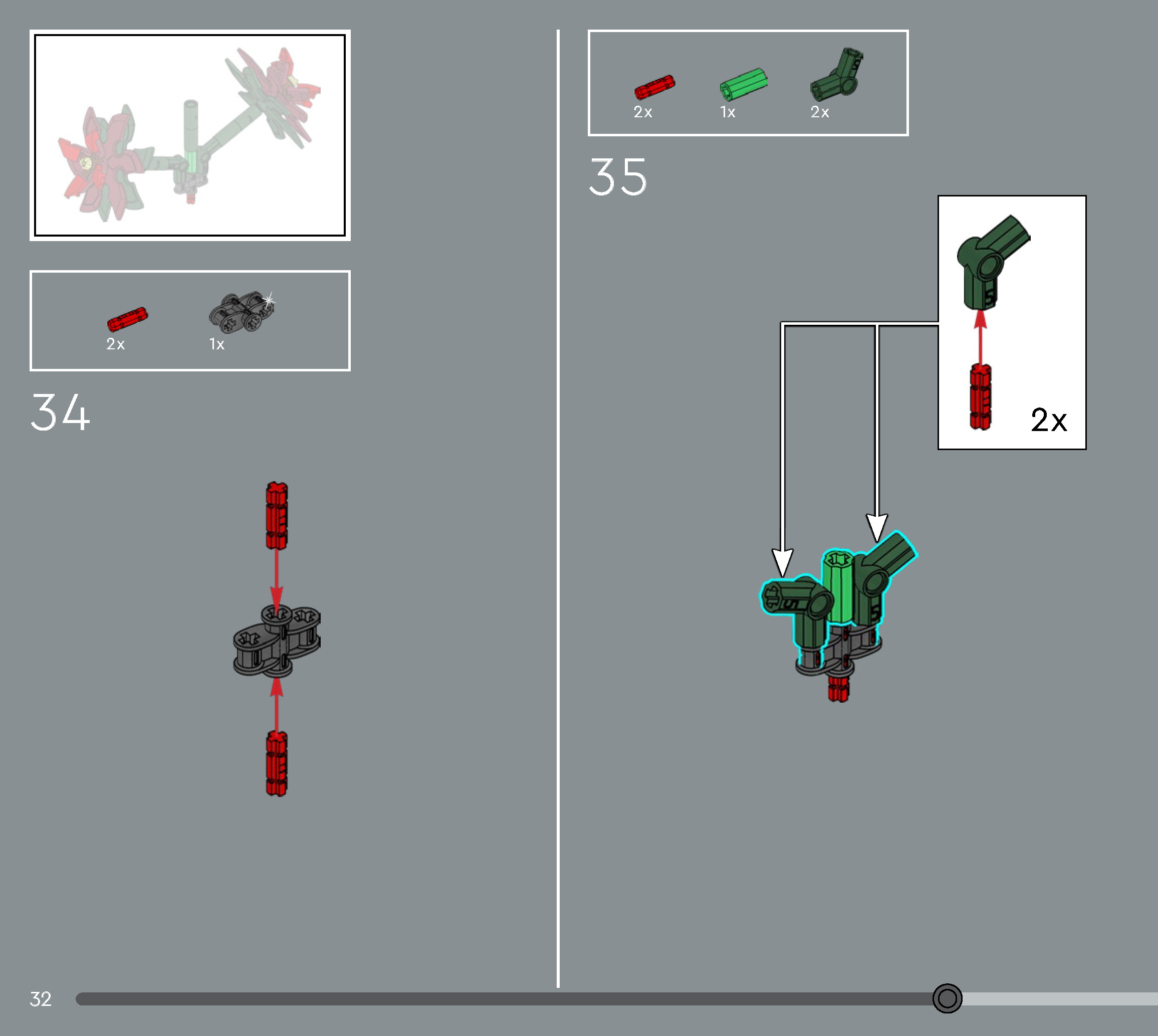 Wikibricks3D - 10370 Poinsettia 3D print model_28
