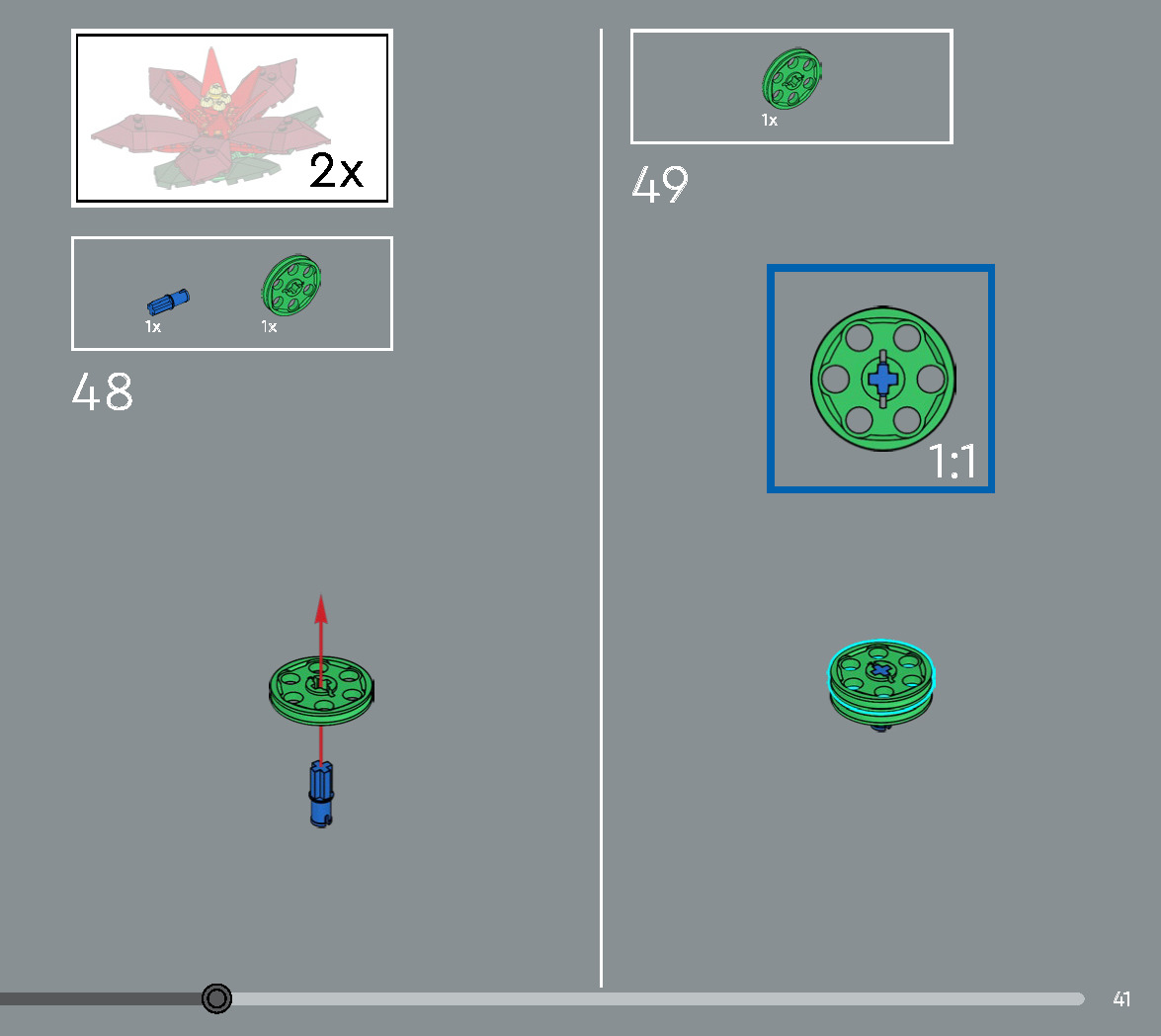 Wikibricks3D - 10370 Poinsettia 3D print model_37