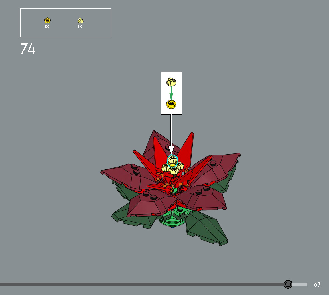 Wikibricks3D - 10370 Poinsettia 3D print model_59