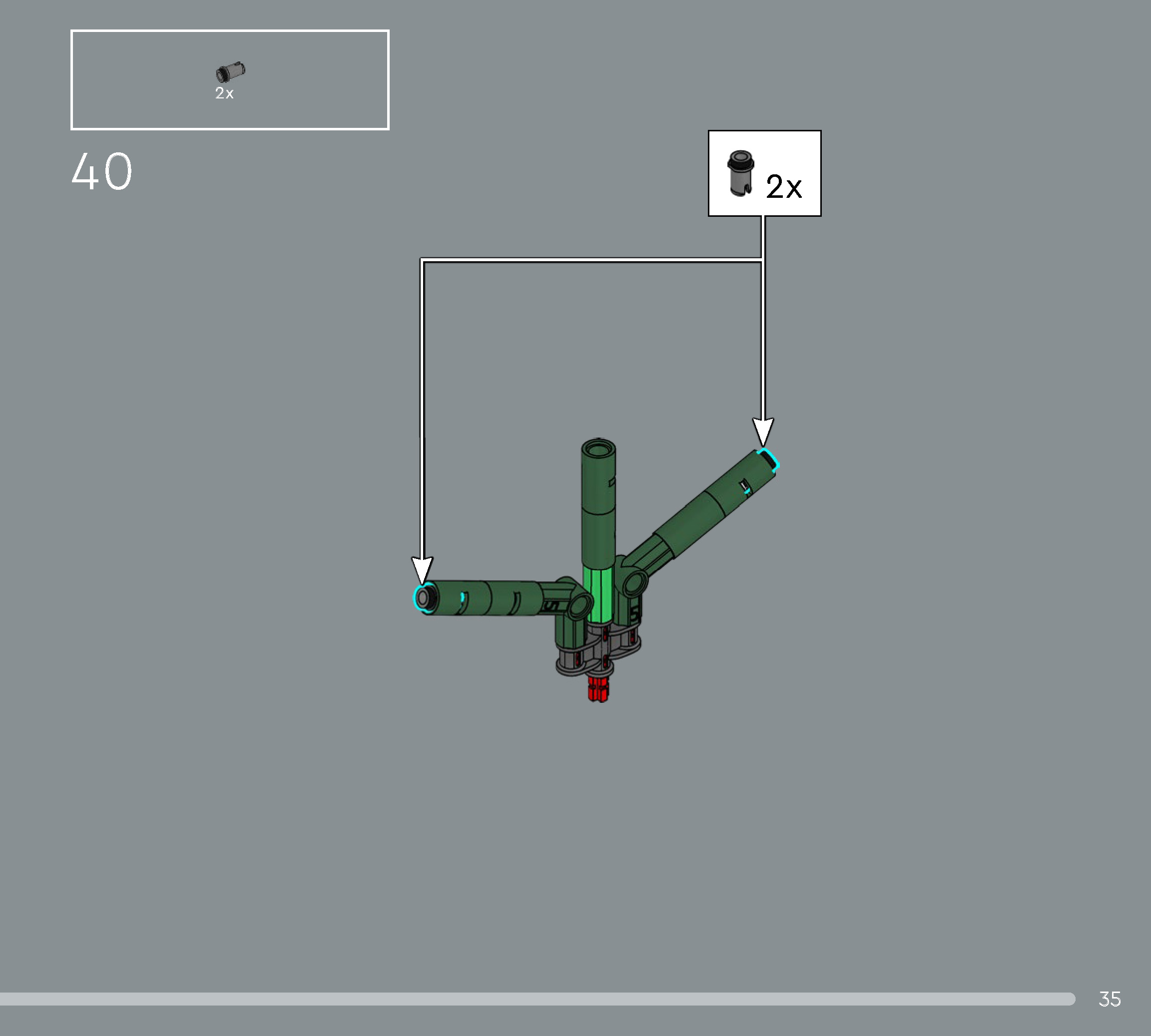Wikibricks3D - 10370 Poinsettia 3D print model_31
