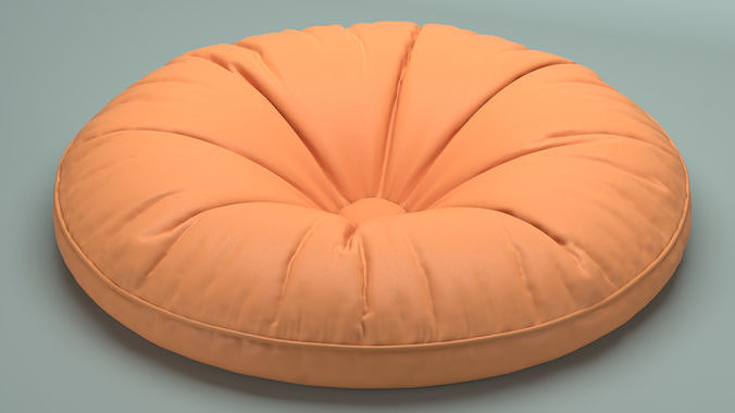 Round Tufted Cushion Base printable 3D print model