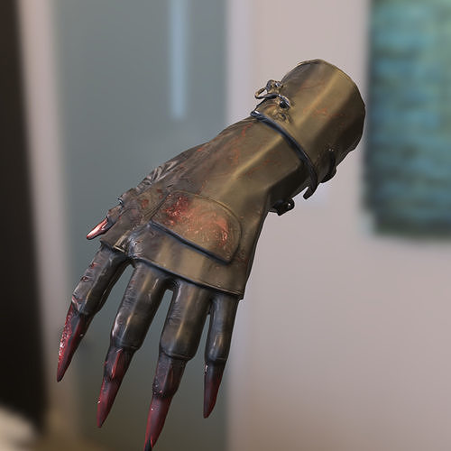 Demonic Clawed Hand with Battle 3D model