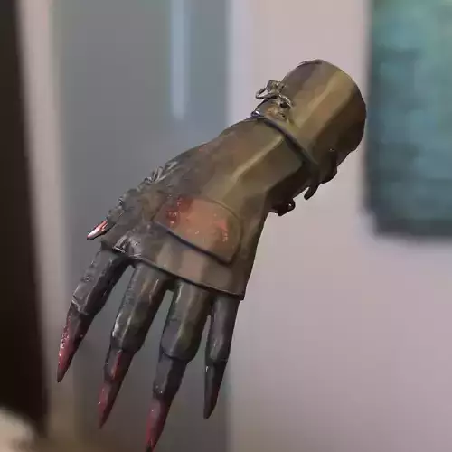 Demonic Clawed Hand with Battle