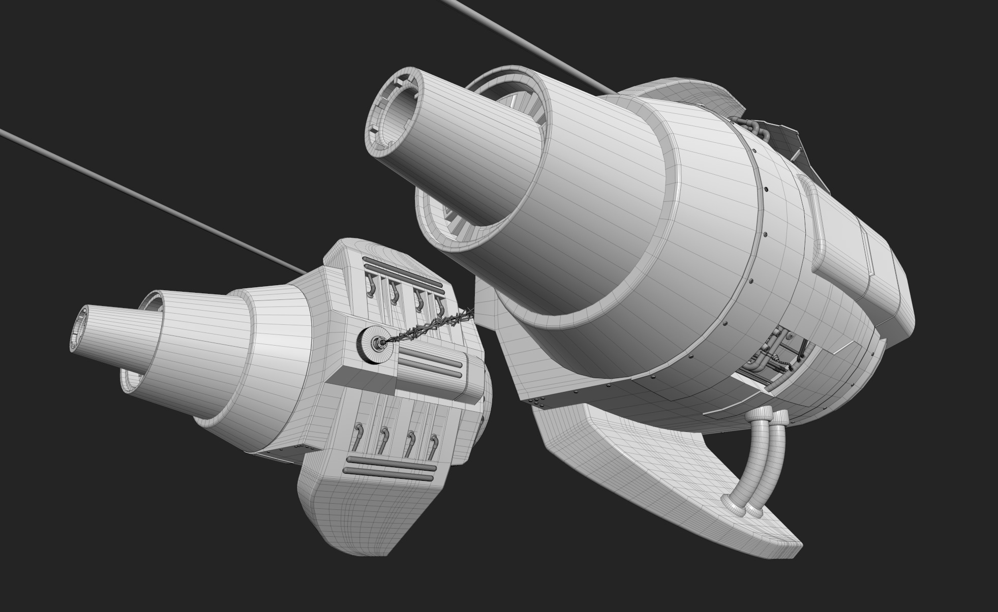 Pod Bug Low-poly 3D model_17