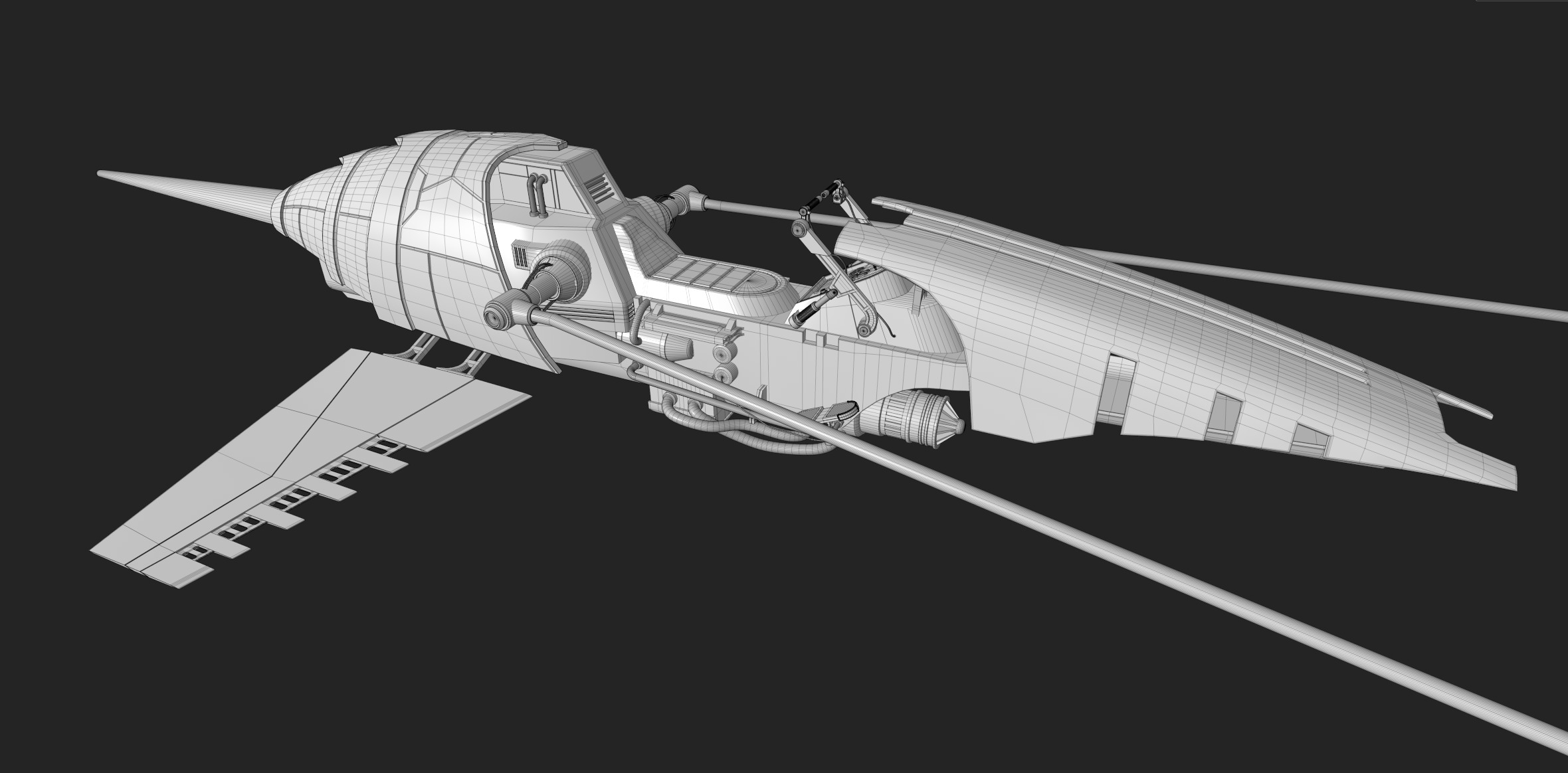 Pod Bug Low-poly 3D model_21