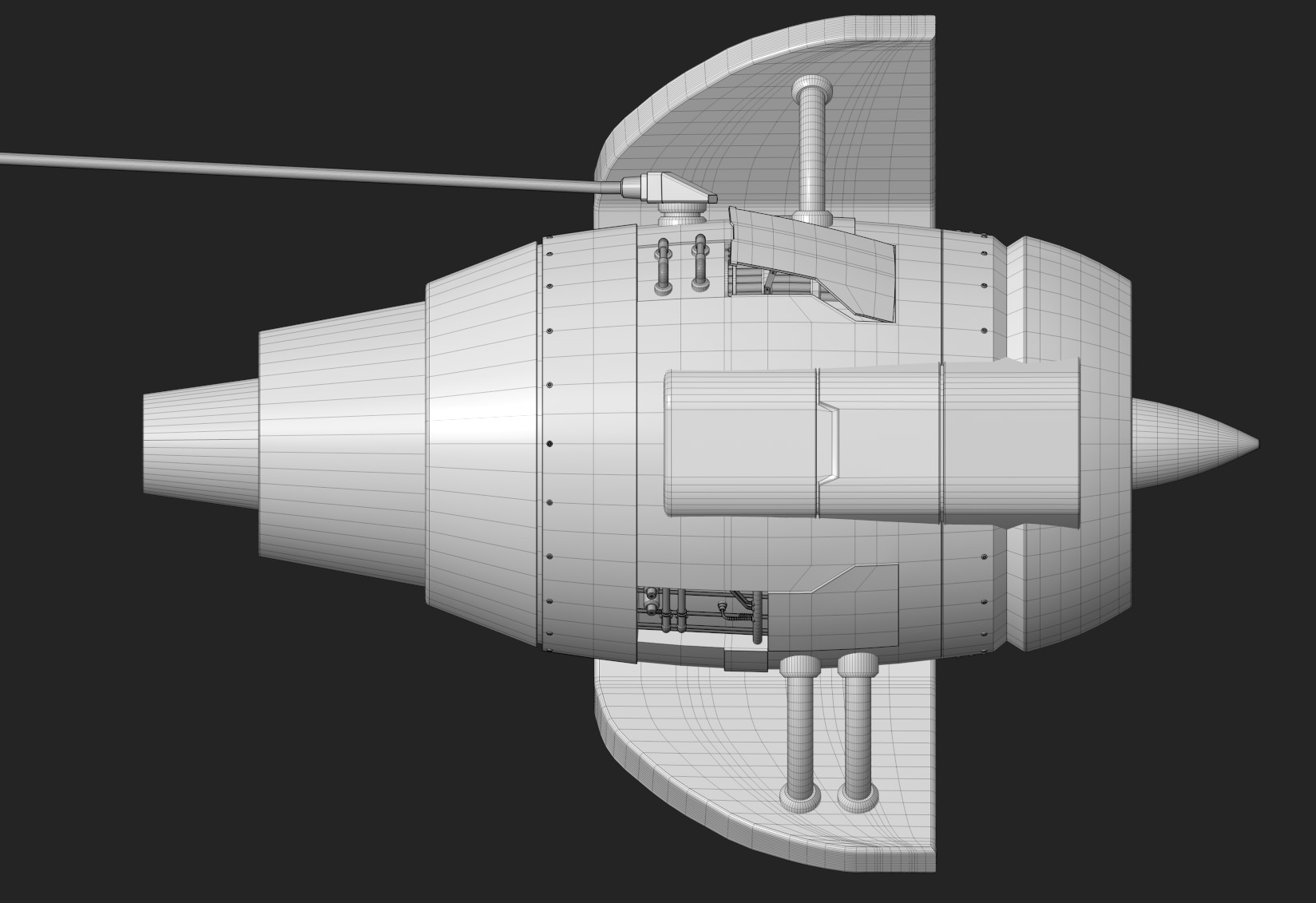 Pod Bug Low-poly 3D model_19