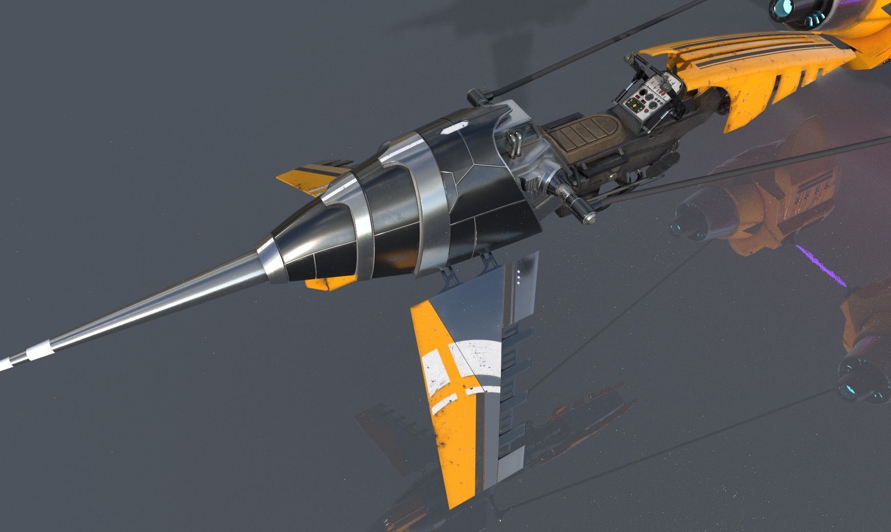 Pod Bug Low-poly 3D model_14