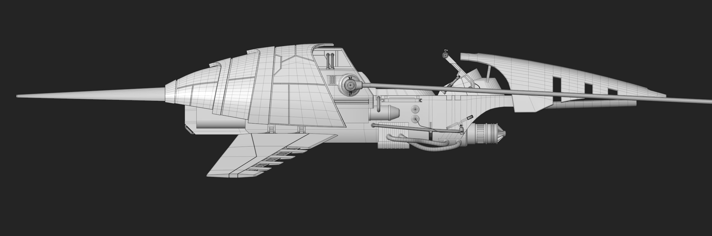 Pod Bug Low-poly 3D model_20