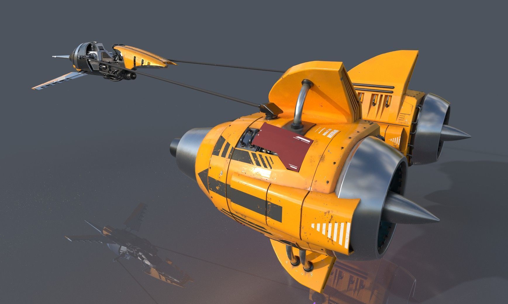 Pod Bug Low-poly 3D model_13